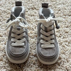 BILLY Footwear Kids Classic Lace High toddler 6M Gray Jersey
